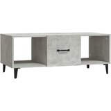Maison Chic Klubska mizica - kavna mizica - Nizka mizica betonsko siva 102x50x40 cm konstruiran les, (21753501) Cene