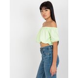 Lily Rose Blouse-EM-BZ-HS-20-257.40X-light green | Shoptok.si