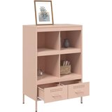  Visoka komoda ružičasta 68x39x101,5cm od čelika | shoptok.hr