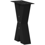  Noge za klub stolić u obliku slova X, 2 kom, crne, 28 x (42-43) cm, čelik | shoptok.hr