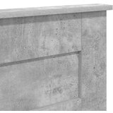 vidaXL uzglavlje s uzglavljem betonski sivi 140 cm konstruirano drvo | shoptok.hr