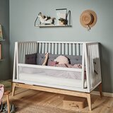 Leander® ograjica za otroško posteljo luna™ 60x120 white | Shoptok.si