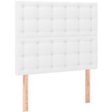  Box spring postelja z vzmetnico bela 90x200 cm umetno usnje, (20846838) | Shoptok.si