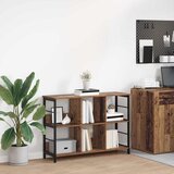 vidaXL Polica Staro drvo 102 x 32 x 72,5 cm Konstruirano drvo | shoptok.hr