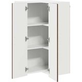 vidaXL Stenska kuhinjska omarica s polico Rjav hrast 57 x 57 x 100 cm | Shoptok.si