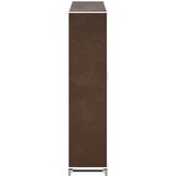 Ormarić za Cipele s Pokrovom od Tekstila 115 x 28 x 110 cm Smeđi | Eponuda.ba