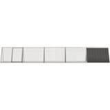 vidaXL Kletka za zajce antracit 504,5x80,5x71 cm pocinkano jeklo | Shoptok.si