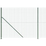 vidaXL Mrežna ograja s prirobnico zelena 1,6x10 m | Shoptok.si