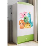  Dječji ormar - DINOSAURI - zeleni | shoptok.hr