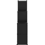  Kockasti organizator za pohranu s 9 kocki crni PP | Eponuda.com