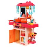  Otroška kuhinja za igro s pipo (889-167) - roza | Shoptok.si