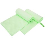  Sportski Ručnici 2 pcs Zelena 200 x 100 cm Poliester i poliamid Cijene