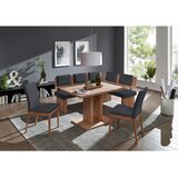 Cantus STOL, les, tekstil antracit, barve hrasta | Shoptok.si