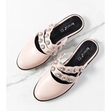 Gemre Pink studded flip-flops Asselt | Shoptok.si