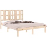  Okvir za krevet od masivnog drva 135 x 190 cm bračni | shoptok.hr