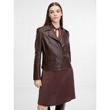 Orsay Brown women's faux leather jacket - Women's | shoptok.hr