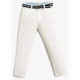 Koton Boys Slim Fit Belted Pocket Fabric Trousers 3skb40009tw Cene'.'