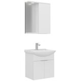 Hanah home Kupatilski ormarić sa umivaonikom i ogledalom (2 komada) Purus 55 287 | Eponuda.com