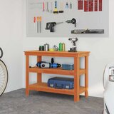  Radni stol Voštano smeđa 110,5 x 50 x 80 cm Masivna borovina | shoptok.hr