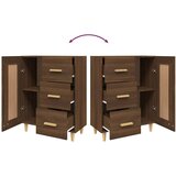  Komoda boja smeđeg hrasta 69 5 x 34 x 90 cm konstruirano drvo | shoptok.hr