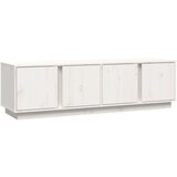 Maison Chic TV omarica - TV stojalo - Televizijska omarica bela 140x40x40 cm trdna borovina, (21700510) Cene