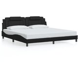  Okvir kreveta Viana s LED-om bez madraca crni 200 x 200 cm | Eponuda.ba