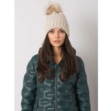 Fashion Hunters beige insulated hat with applications Cene
