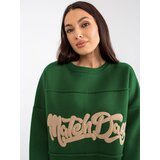 FANCY Sweatshirt-FA-BL-8127.80P-dark green | Shoptok.si