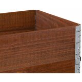  Okviri za palete 2 kom smeđi 100 x 50 cm od masivne borovine | shoptok.hr