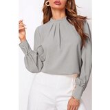 Fenzy Bluza S Okruglim Izrezom, Svijetlo Siva | shoptok.hr