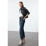 Trendyol Dark Blue High Waist Slim Mom Jeans | Eponuda.ba