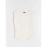 Sinsay Bluza bez rukava s ажurnim uzorkom | shoptok.hr