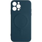 AVIZAR Magsafe ovitek za iPhone 12 Pro, silikonski, prilagodljivi notranji mehak ovitek Mag, polnocno modra, (20640110) Cene