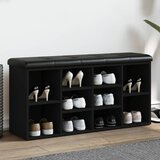 vidaXL Klupa za cipele crna 102 x 32 x 50 cm od konstruiranog drva Cijene