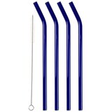 Lyngby Glas Steklene slamice v kompletu 4 ks s čistilno krtačko – | Shoptok.si