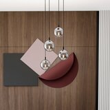  Visilica na sajli COSMO 4xE14/10W/230V prečnik 40 cm crna/siva | Eponuda.com