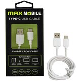 Maxmobi Kabel USB 2,0 type C, 1 m, bijeli | shoptok.hr
