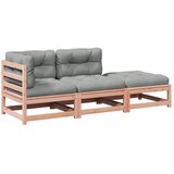  3-dijelni set vrtnih sofa s jastucima masivno drvo duglazije | shoptok.hr