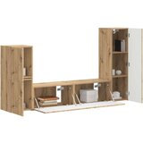  Komplet TV omaric 4 pcs Umetni hrast Konstruiran les - - Rjava - 67.7 - 30 x 31 x 100 cm - 2025-vidaXL-Uvoz_2 | Shoptok.si