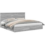  s od storage Siva Sonoma 200 x 200 cm Konstruirano drvo | shoptok.hr