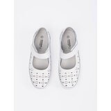 GOODIN Perforated leather sandals white | ePonuda.com