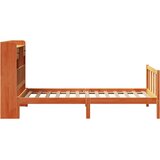  s regalom za knjige bez madraca 75 x 190 cm od borovine | shoptok.hr