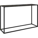  Konzolni stol crni 120 x 35 x 75 cm od kaljenog stakla | shoptok.hr
