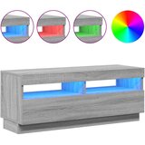  ormarić s LED svjetlima boja hrasta sonome 100 x 35 x 40 cm | shoptok.hr