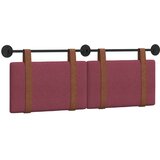  Držeće uzglavlje Zidne Vinska crvena 130 x 55 x 5 cm Antikni PU - boja crnog vina 120 cm bez LED | shoptok.hr