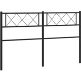 vidaXL Kovinsko posteljno vzglavje črno 150 cm, (20954050) Cene