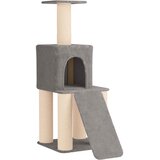  Mačje drvo s sisalnim postoljima za grebanje Svjetlosiva 146 cm | shoptok.hr