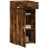 vidaXL Komoda dimljeni hrast 45x42,5x93 cm inženirski les | Shoptok.si