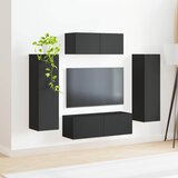  Set TV komoda 3 kom. Crna | Shoptok.si