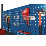 eurokraft basic stena z luknjami, za sistem delovnih miz wt, za mizo širine 1200 mm | Shoptok.si